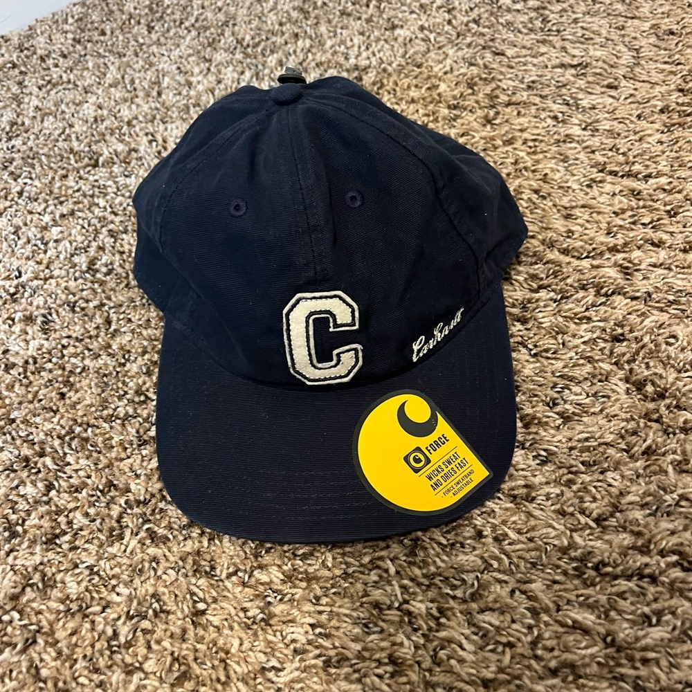 💛 NWT Carhartt Navy Blue Baseball Cap